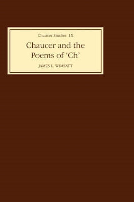 Book cover image for Chaucer and the Poems of `CH' ISBN: 9780859911306